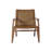 Clearwater 28'' W Woven Rattan Solid Wood Armchair