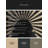 Machine Washable Pantelie Posh & Luxe Starburst Rug in Gray – Black Binding-605255751