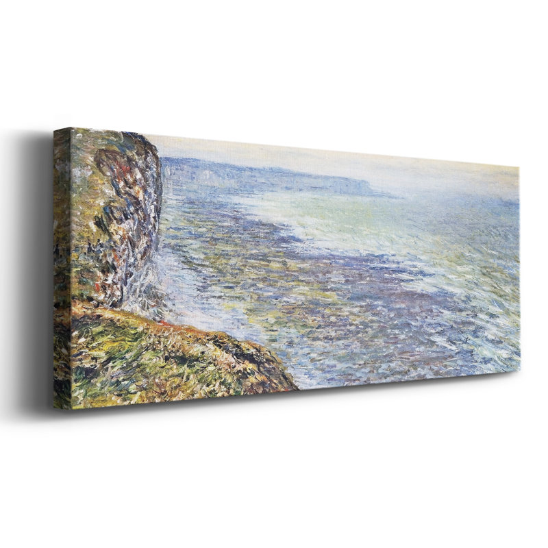 Paysage marin près de Fecamp, 1881, H 20 po x l 50 po x P 1,5 po
