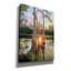«Cypress Swamp Sunset Red Sun Reflection Lily Pads» par Ezra Tanner, art mural sur toile-957716249