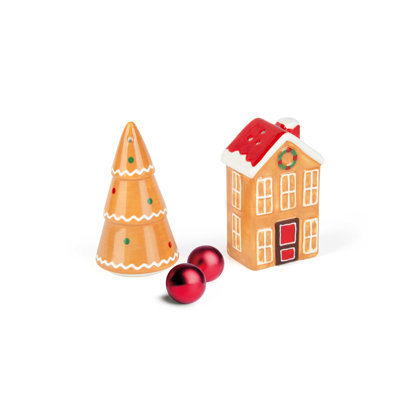 Brand Ceramic Salt And Pepper Shaker Set