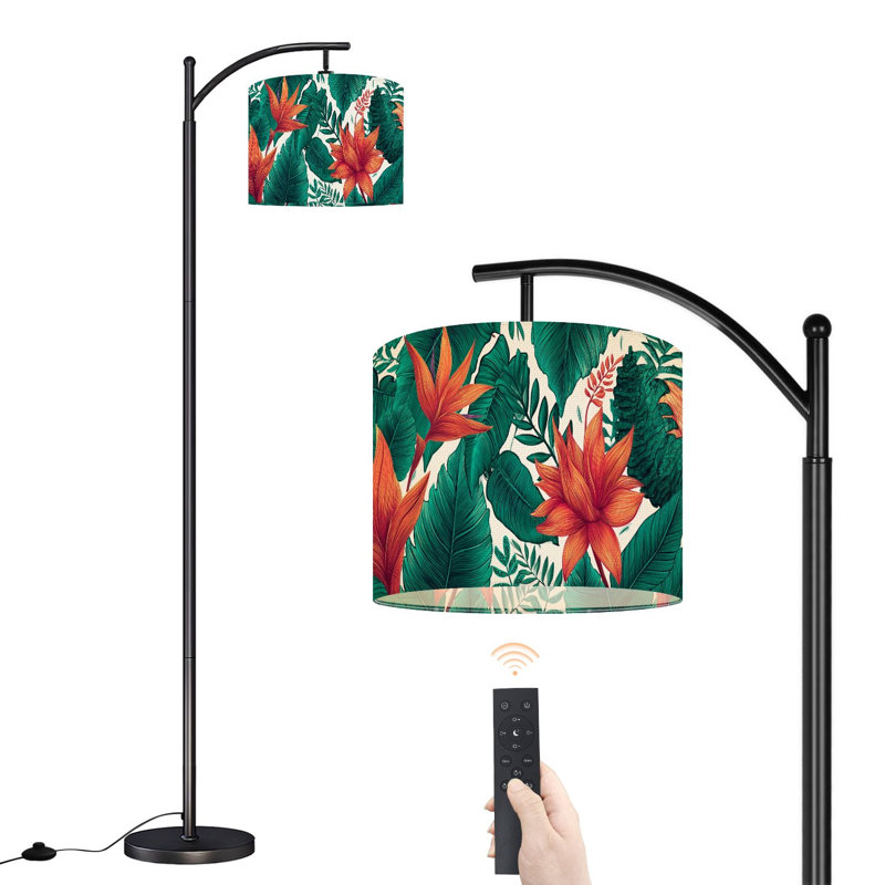 Lampe sur pied avec abat-jour réglable Arc