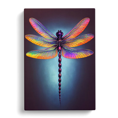 Erler Dragonfly Airbrush - Wrapped Canvas Print