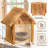 Window Bird Houses For Outside With 2 Powerful Hooks, Clear Window Bird House For Viewing Inside