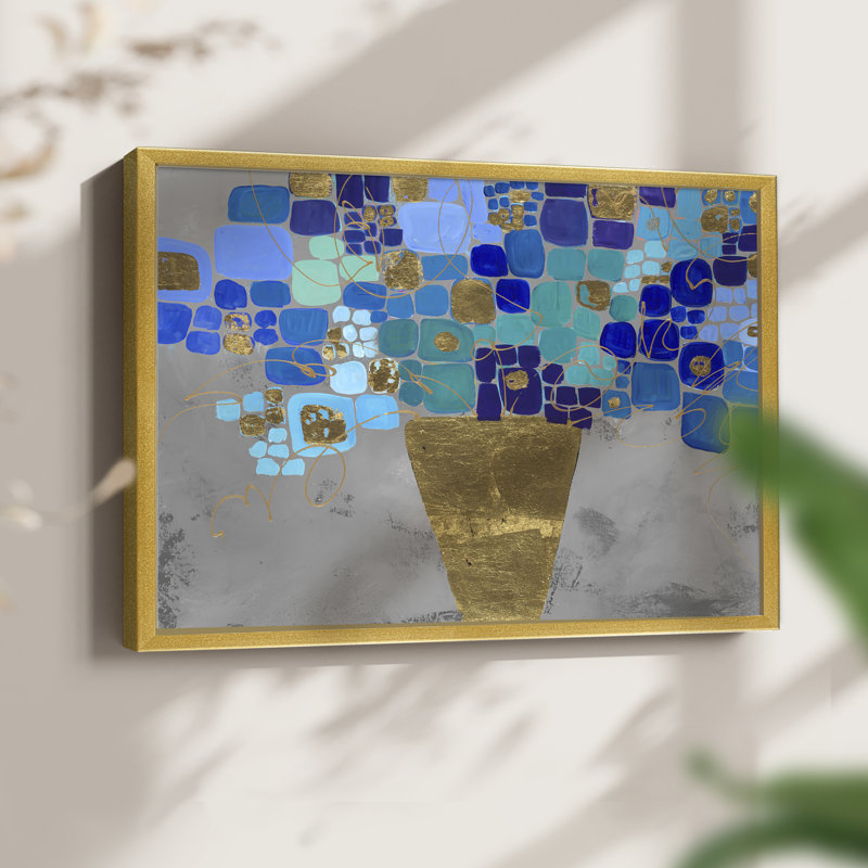 Blue Love -Framed Print - Restickable