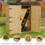 Remise à outils verticale en bois massif l 4 pi 7 po x P 1 pi 5 po-114357148