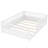 Elio Modern Pine Montessori Floor Bed with Extra-High Safety Guardrails-122489735-122489734