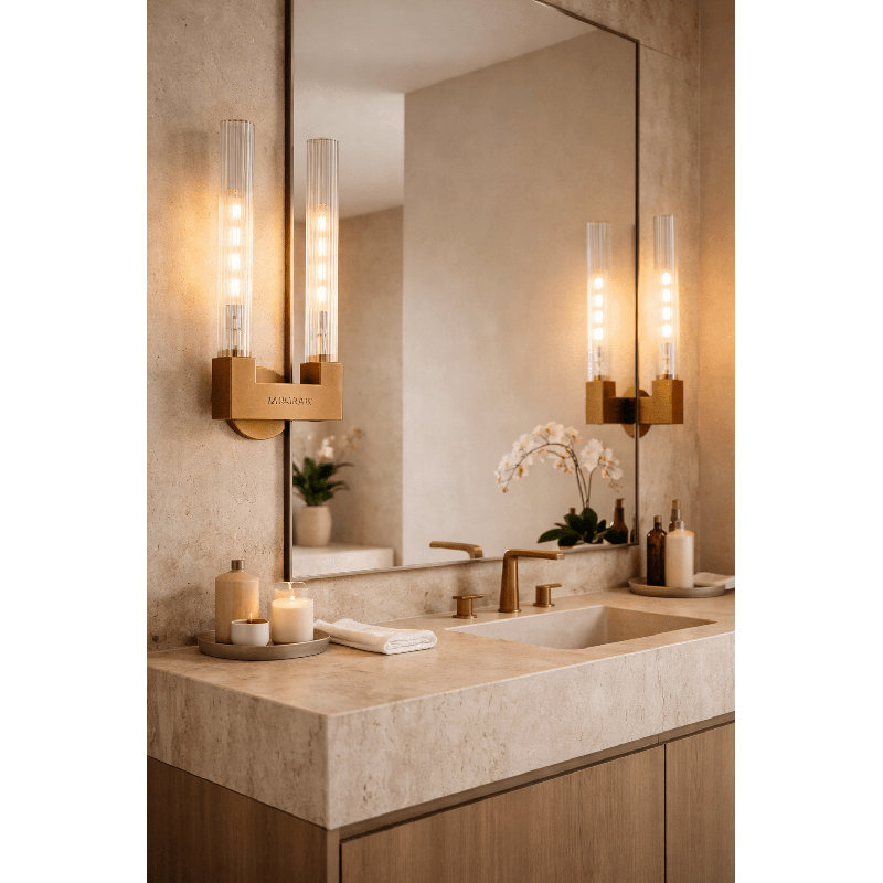 Monroe 18 Inch Double Wall Sconce, 2, 18.1" H x 8.3" W x 3.9" D
