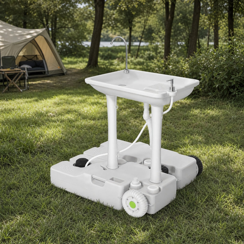 Station de lavage des mains portable avec robinet L 16,5 po x l 28,3 po