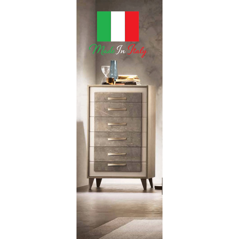 Infinity 6 - Drawer Solid Wood Dresser