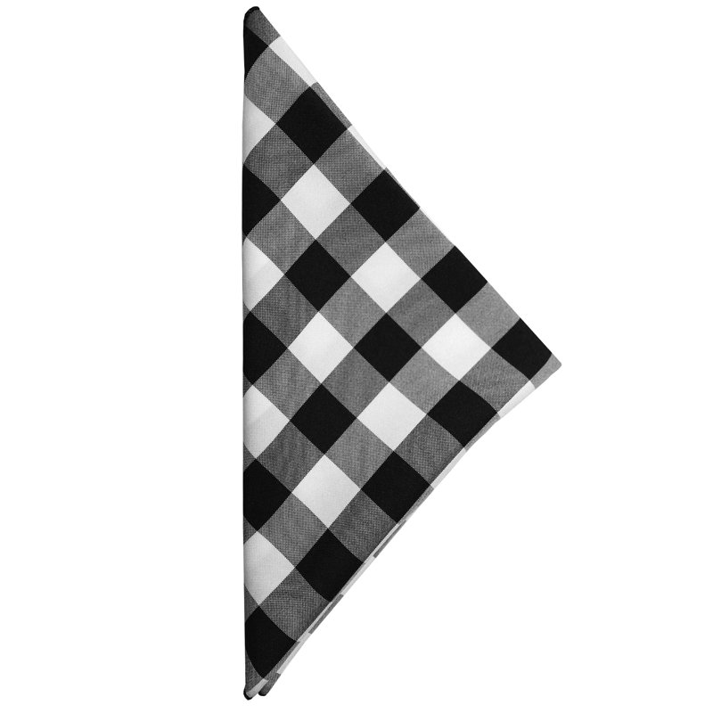 Ensemble de serviettes 24 pièces, Noir / blanc
