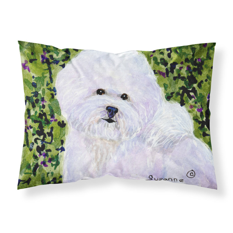 Taie d’oreiller à mèches d’humidité bichon frisé bichon