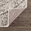 Tapis beige rectangulaire en polypropylène tissé à la machine Moani-91884359
