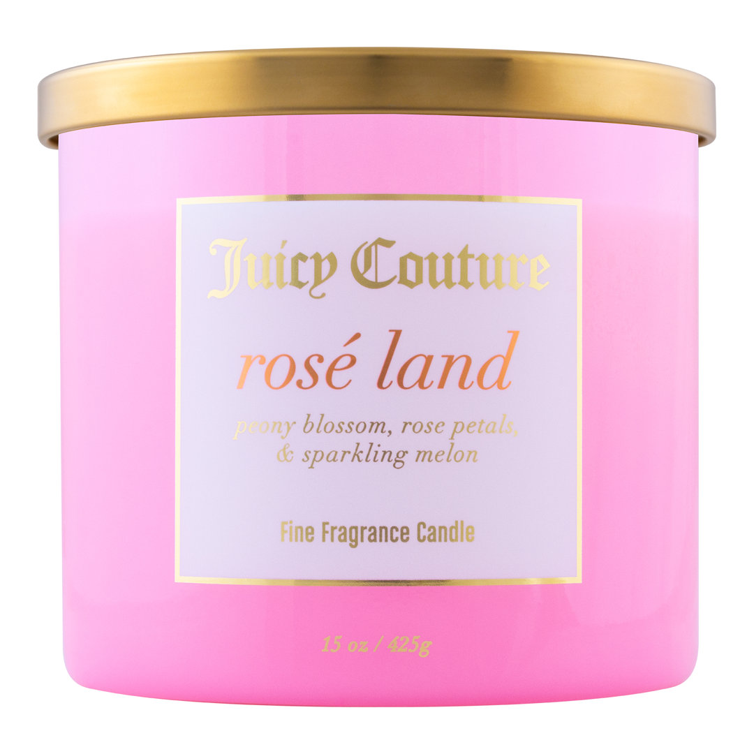 Rose Land Scented Candle Juicy Couture
