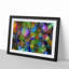 Rainbow Leaf Abstract in Abstract - Picture Frame Painting Print-55765494-55765493