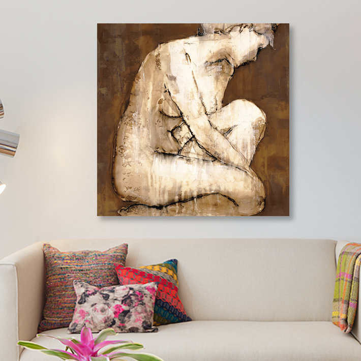 « poise », reproduction sur toile, H 18 po x l 18 po x P 1,5 po, Pas de tapis, Toile tendue