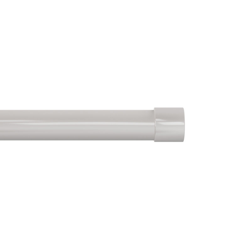 Tringle à rideaux 1 po Fenway, H 1,25 po x l 84 po x P 1,25 po, Argent