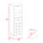 Classic Bar Cabinet, Two Drawers, Twelve Built-In Wine Rack-1343492079