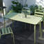 Longue table de salle à manger d'extérieur en forme de givre, structure en métal avec table de performance de l'eau, idéale pour la cour de la Villa de divertissement quotidien-1445422357