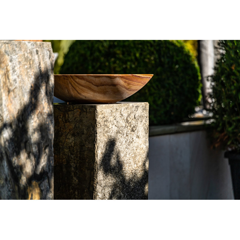 Geoff Natural Stone Birdbath