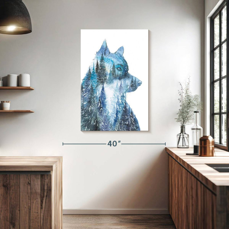 Brampt Nature's Wolf, 39" H x 26" W