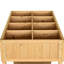 Jardinière en bois surélevée avec tablette 43,25 po x 18 po x 30 po-731972449