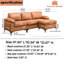 Howton Faux Leather L-Shaped Sectional Reversible-1755511674