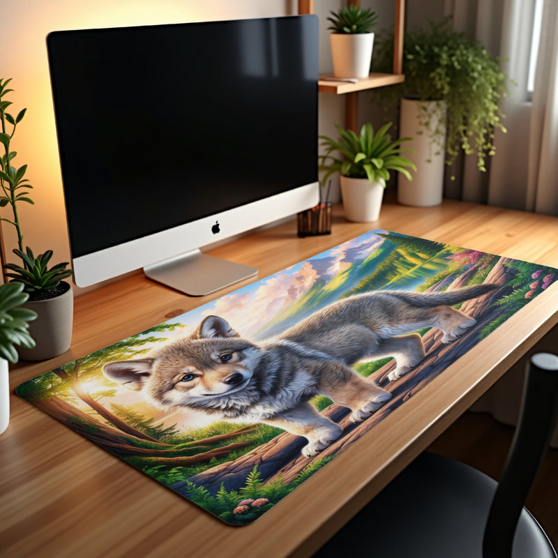 Polyester Desk Pad, 23.6x13.8