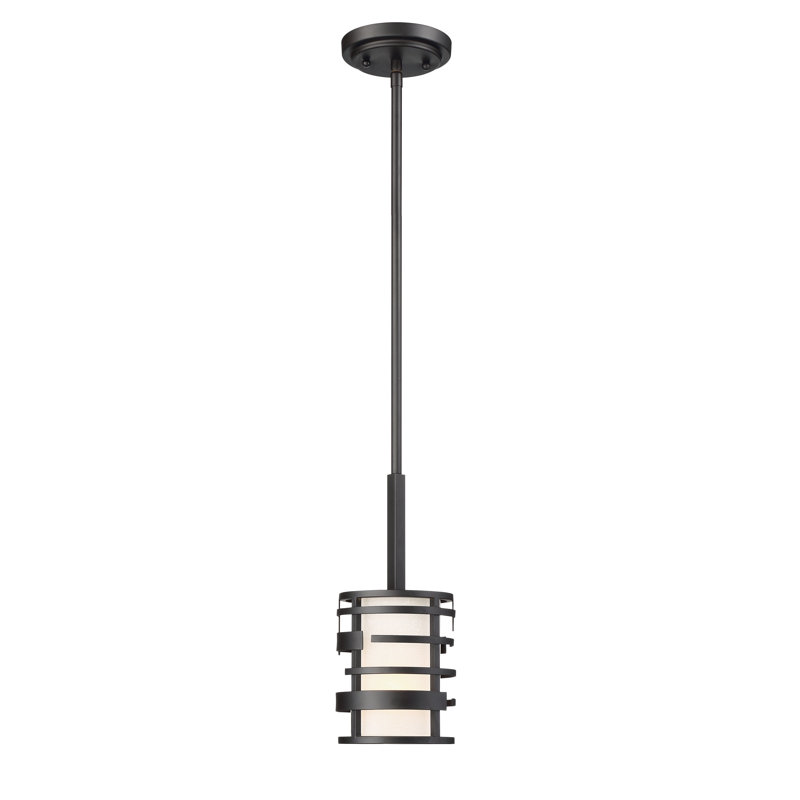 Luminaire suspendu cylindrique à 1 lumière Bettyann