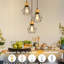 3-Light Black Kitchen Island Pendant