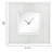Manufactured Wood Wall Clock