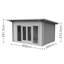 Melbury 15 x 12 Ft. Tongue & Groove Log Cabin-1995256116