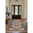 Otto Burgundy Green Beige Oriental Machine Printed Cotton Polyester Area Rug-90523559