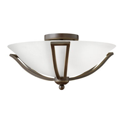 Bolla 2 - Light 16.8" Unique/Statement Bowl LED Semi Flush Mount