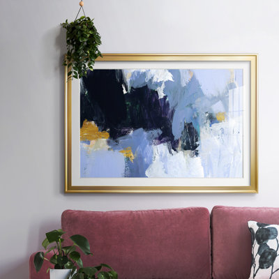 Encadré arctique I, impression encadrée avec biseauté mat et verre