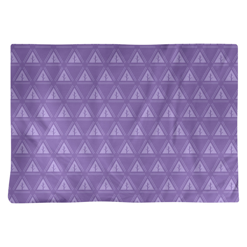 Récapitulatif de coton 18" classique à arbre minimaliste Barbra, Mauve, Polyester