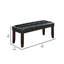 Banc en simili cuir Rivo