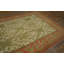 Rectangle Hand Knotted Pile Wool Ivory Beige Cream White Antique Allover Floral 1930s Rug