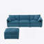Canapé modulaire luxueux en chenille avec plusieurs conforts pour le salon-1581188071