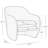 Bleddyn Upholstered Barrel Accent Armchair-2029358042