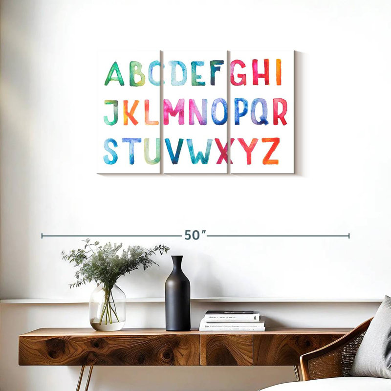 Keiri Alphabet, 20" H x 33" W
