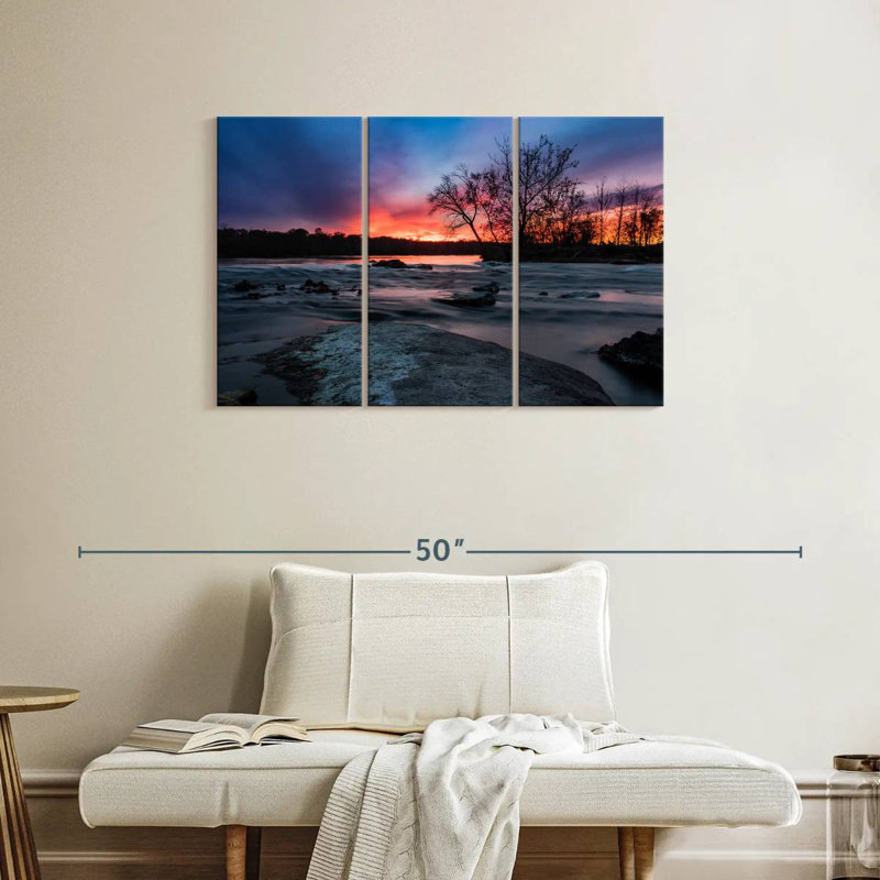 Alvord Sunset At Belle Isle, 24" H x 38" W