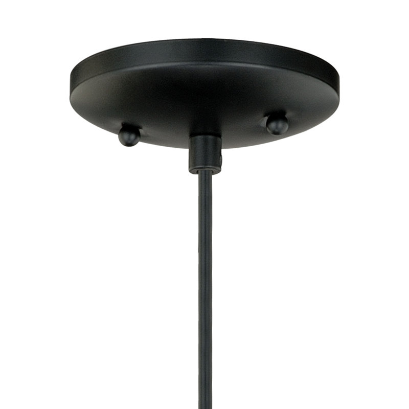 Finja 1 - Light Single Pendant, Oil Rubbed Bronze, Smoky Fire