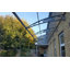 Menands 3.5m Width x 1.27m Depth Door Canopy Grey-Bracket Bronze-Sheet
