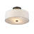 Flaire Fabric Semi Flush Mount-121626747-121626746