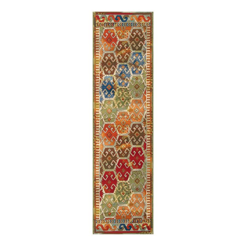 Adana Marcion Indoor/Outdoor Area Rug, Runner 2'7" x 10'