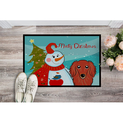 Non-Slip No Pattern Christmas Doormat