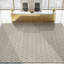 Tapis sable et brun noué à la main de haute qualité-1946107376