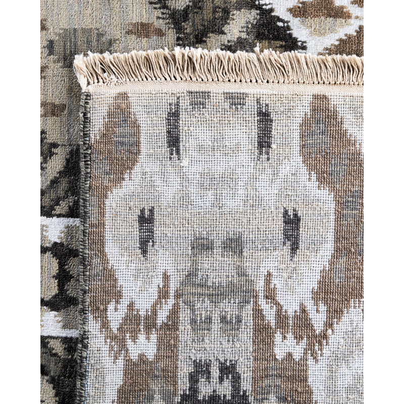 Overdyed One-of-a-Kind 8' 10" X 12' 1" Hand Knotted Area Rug