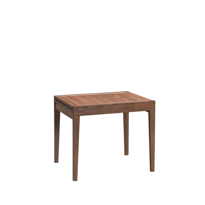 Walnut Finish Dining Table w/ Extension Leaf